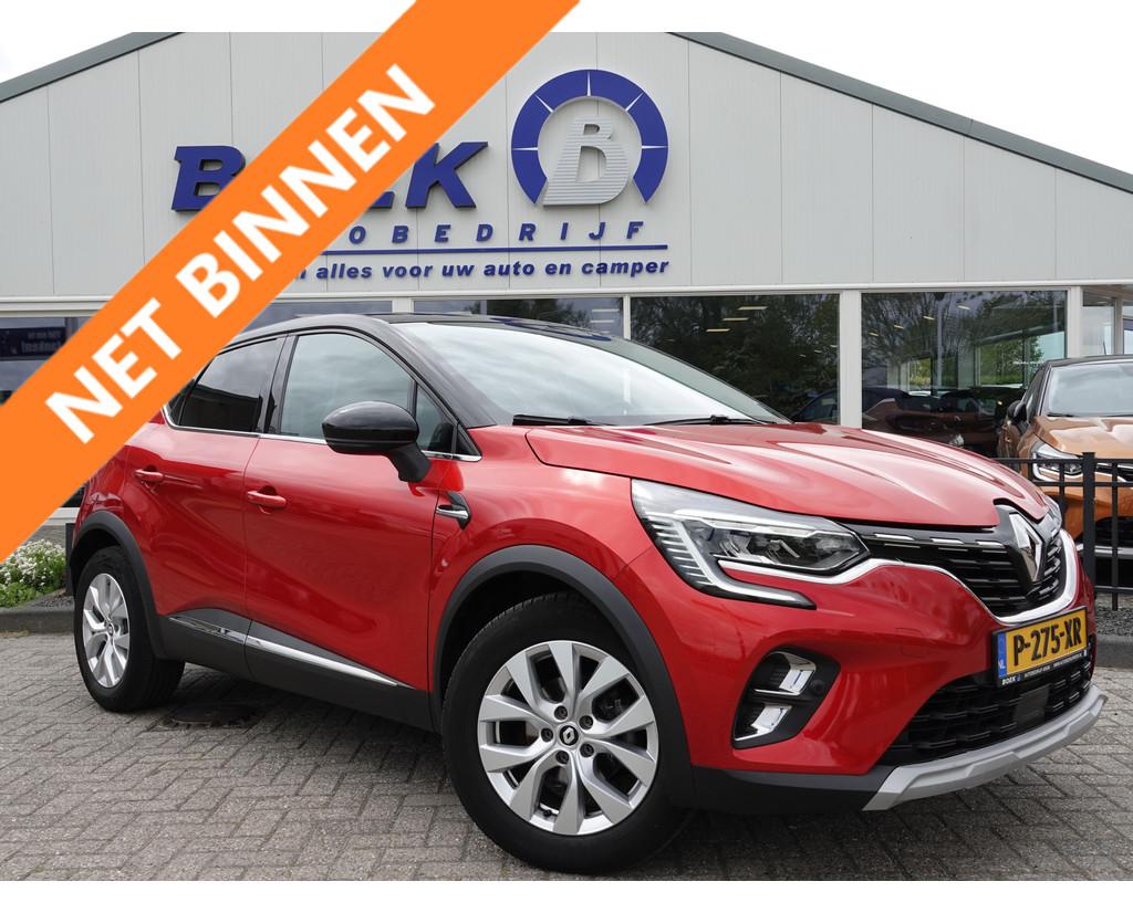 Renault Captur 1.0 TCe 90 Intens NAVI | ECC | TREKHAAK | CAM, Auto's, Voorwielaandrijving, Leder en Stof, Origineel Nederlands