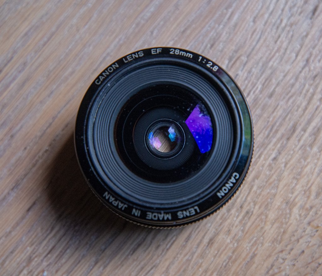 Canon EF 28mm 1:2.8 lens, Audio, Tv en Foto, Fotocamera's Analoog, Verzenden, Gebruikt, Spiegelreflex, Canon