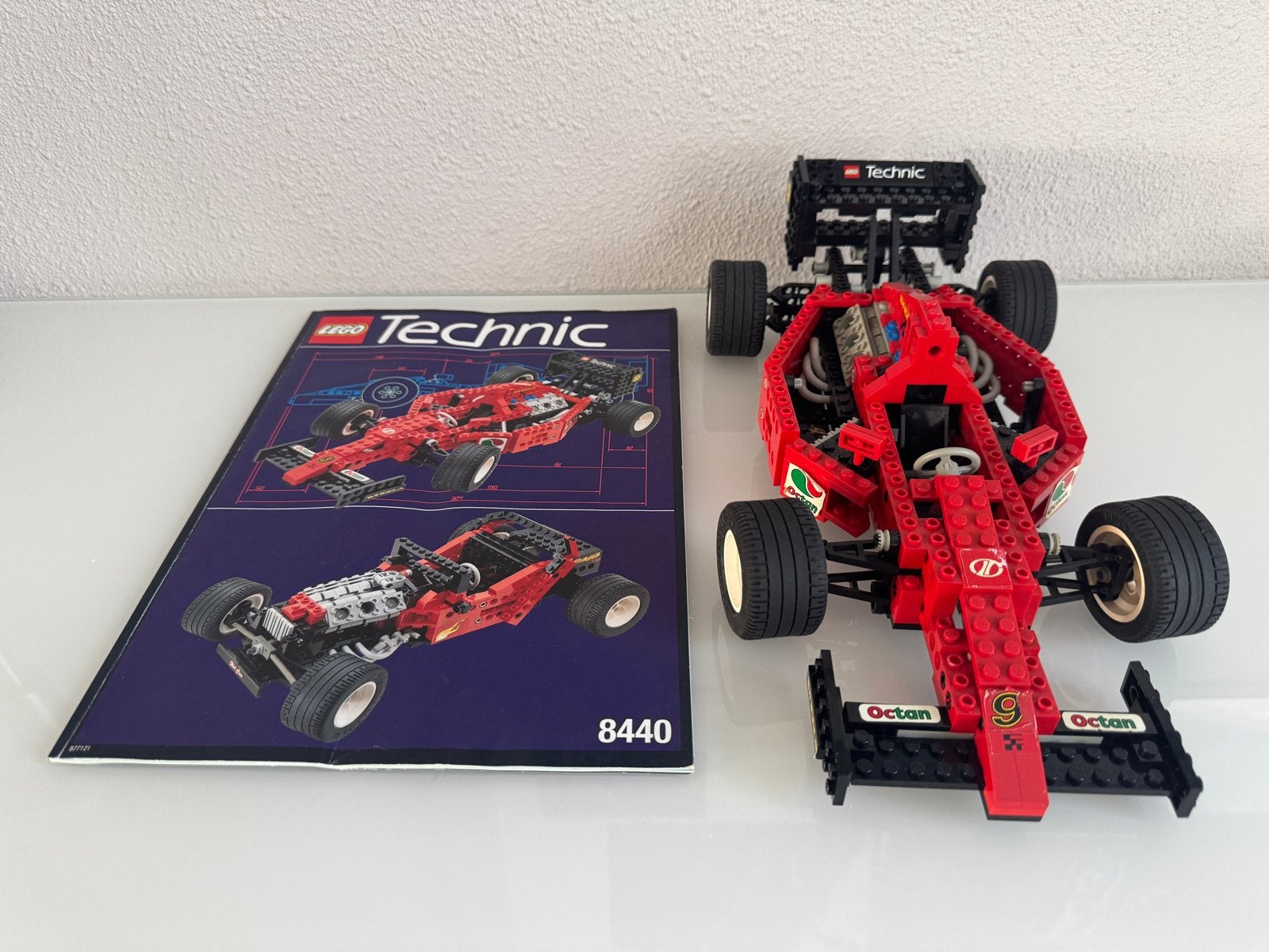 LEGO Technic 8440 Formule 1 Racewagen met Handleiding, Ophalen of Verzenden, Zo goed als nieuw, Overige merken