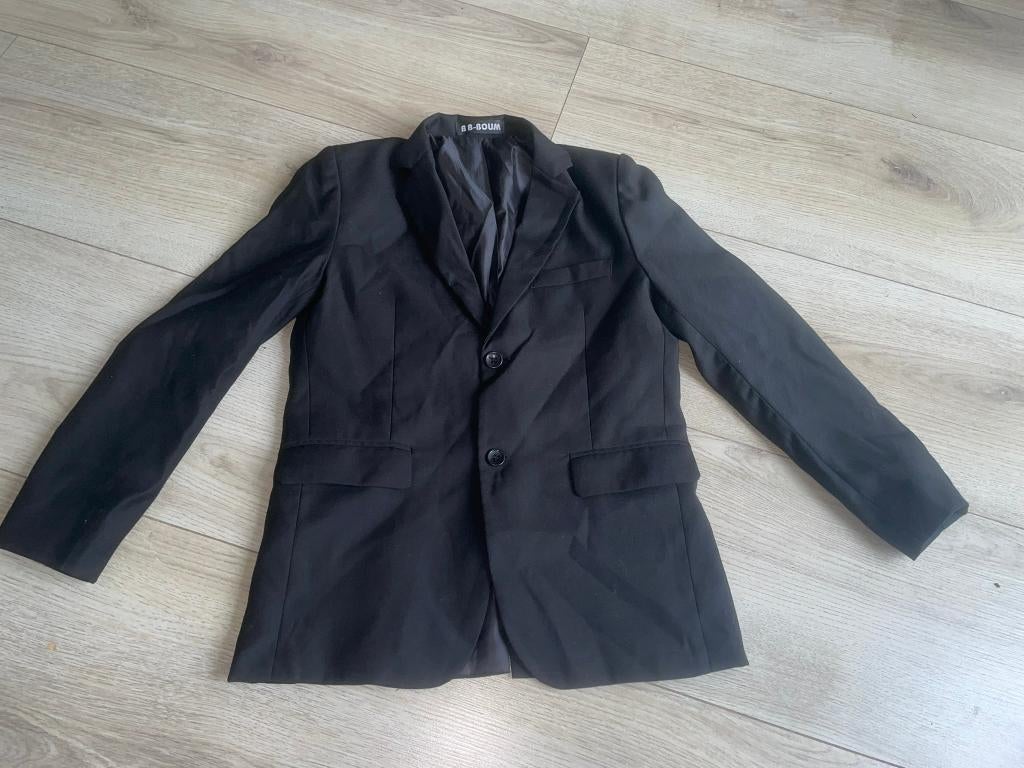 Colbert jasje jas zwart zwarte 46 slim fit, Verzenden, Zo goed als nieuw, Maat 46 (S) of kleiner, Zwart