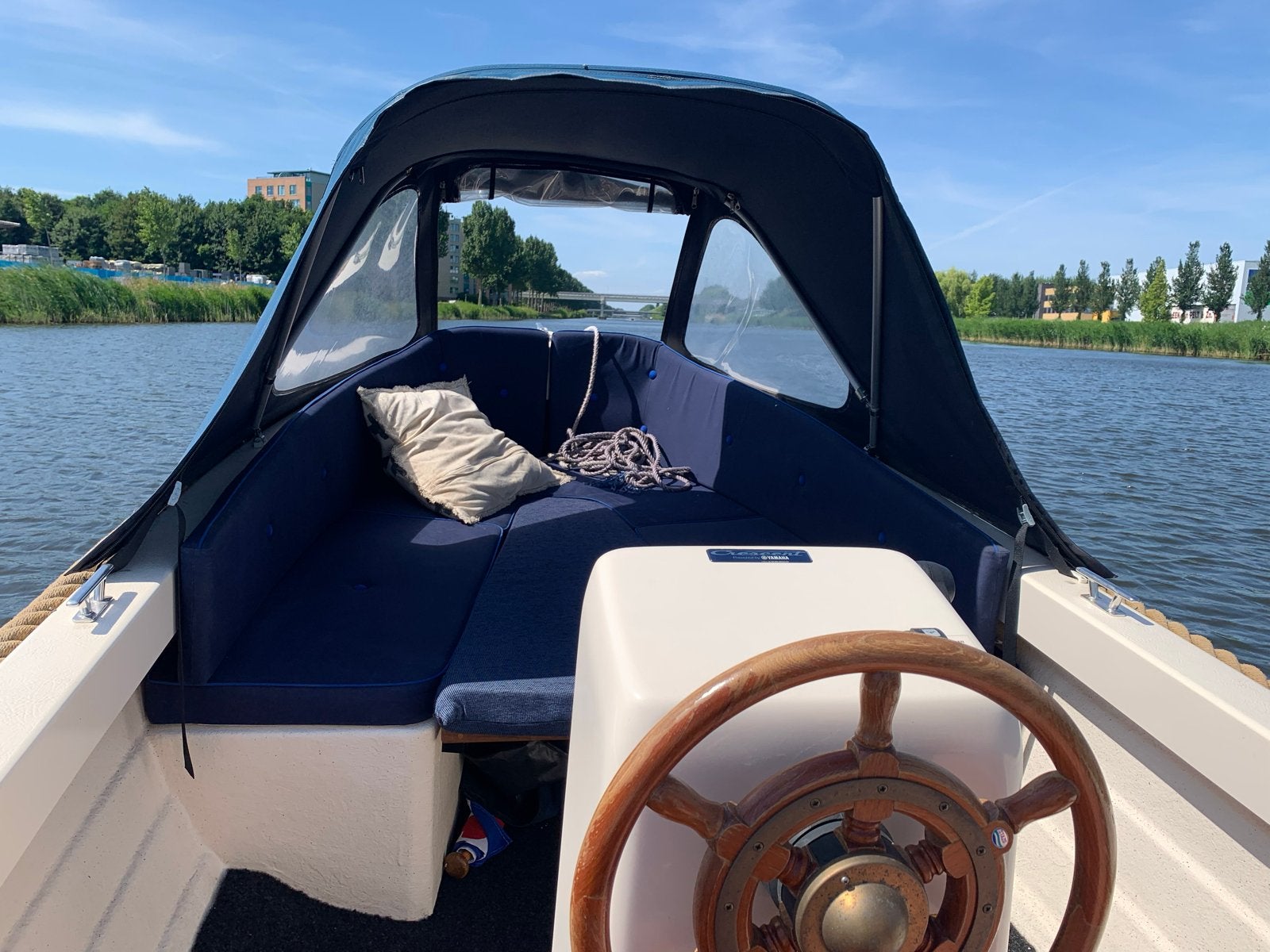 Crescent Sloep met Yamaha 6pk, Bluetooth radio en trailer, Ophalen, Gebruikt, Trailer, Buitenboordmotor