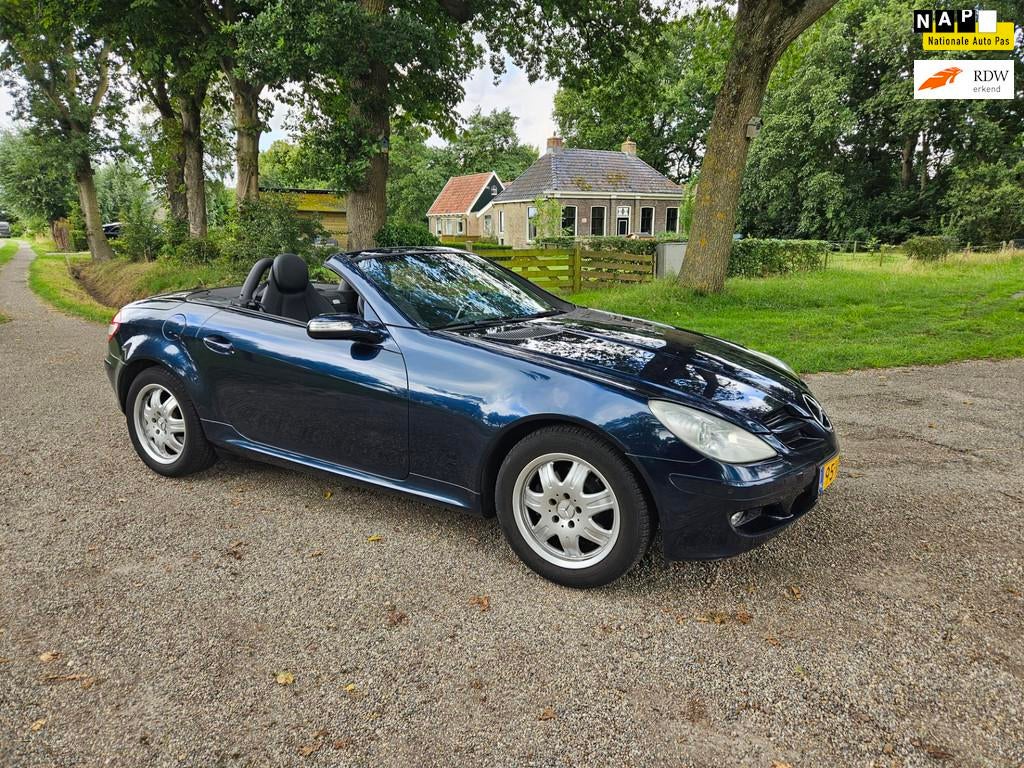 Mercedes-Benz SLK-klasse 200 K. Cabriolet, Auto's, Mercedes-Benz, Automaat, Achterwielaandrijving, Gebruikt, Zwart