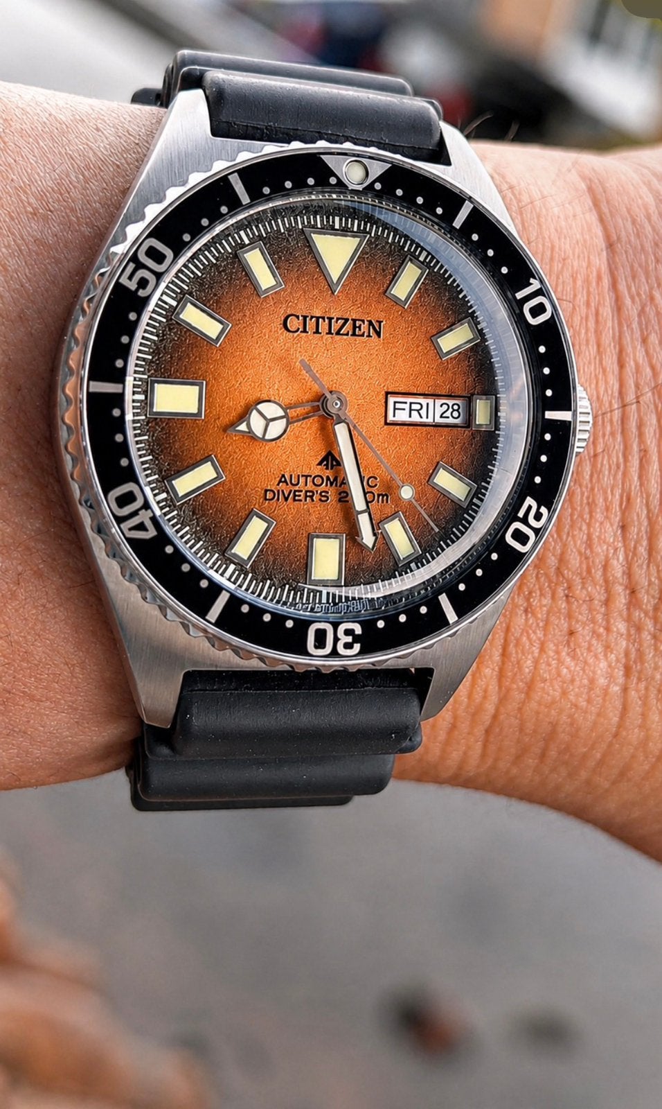 Citizen Promaster NY0120-01ZE Marine Automatic Duikhorloge, Ophalen of Verzenden, Zo goed als nieuw, Citizen