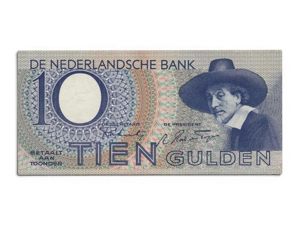 Nederland 10 gulden 1943 Staalmeester, Ophalen of Verzenden, 10 gulden, Los biljet