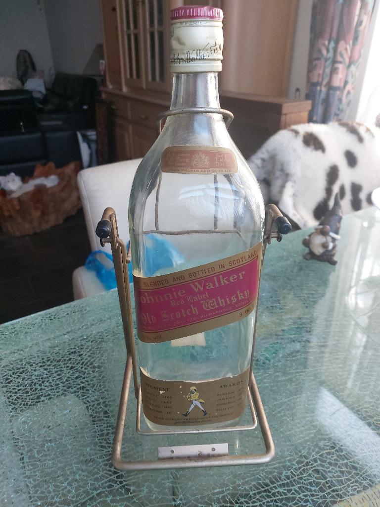 Johnnie Walker 3 liter whiskey kantelfles (leeg), Verzamelen, Merken en Reclamevoorwerpen, Ophalen of Verzenden, Gebruikt, Overige typen