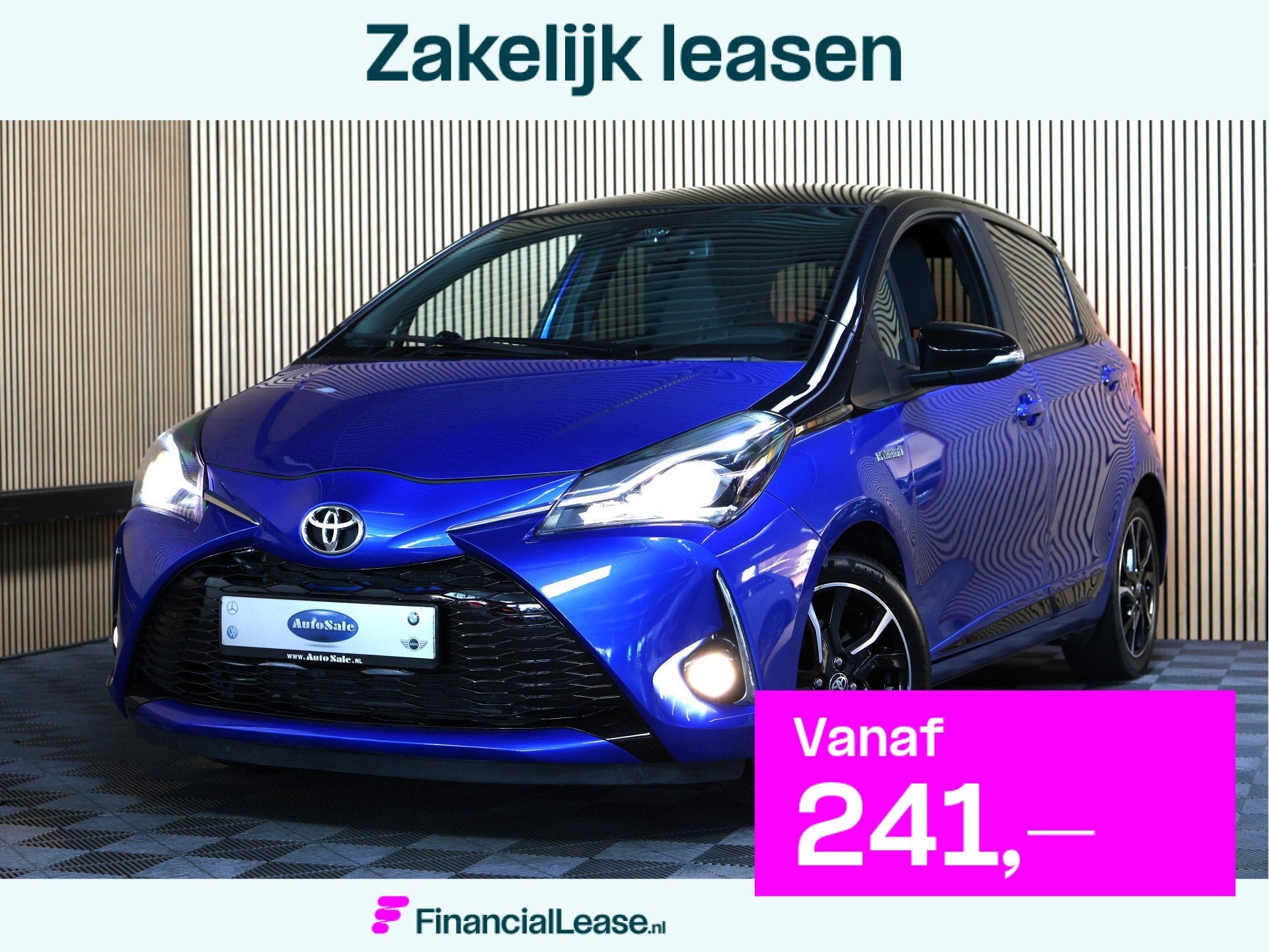 Toyota Yaris 1.5 Hybrid Bi-Tone Plus AUTOM CLIMA CAMERA LANE, Gebruikt, 4 cilinders, Blauw, Origineel Nederlands