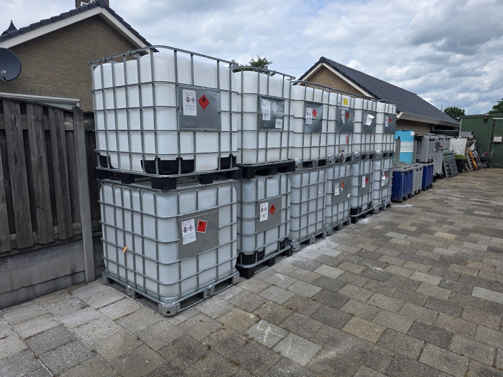 IBC bakken, Ophalen