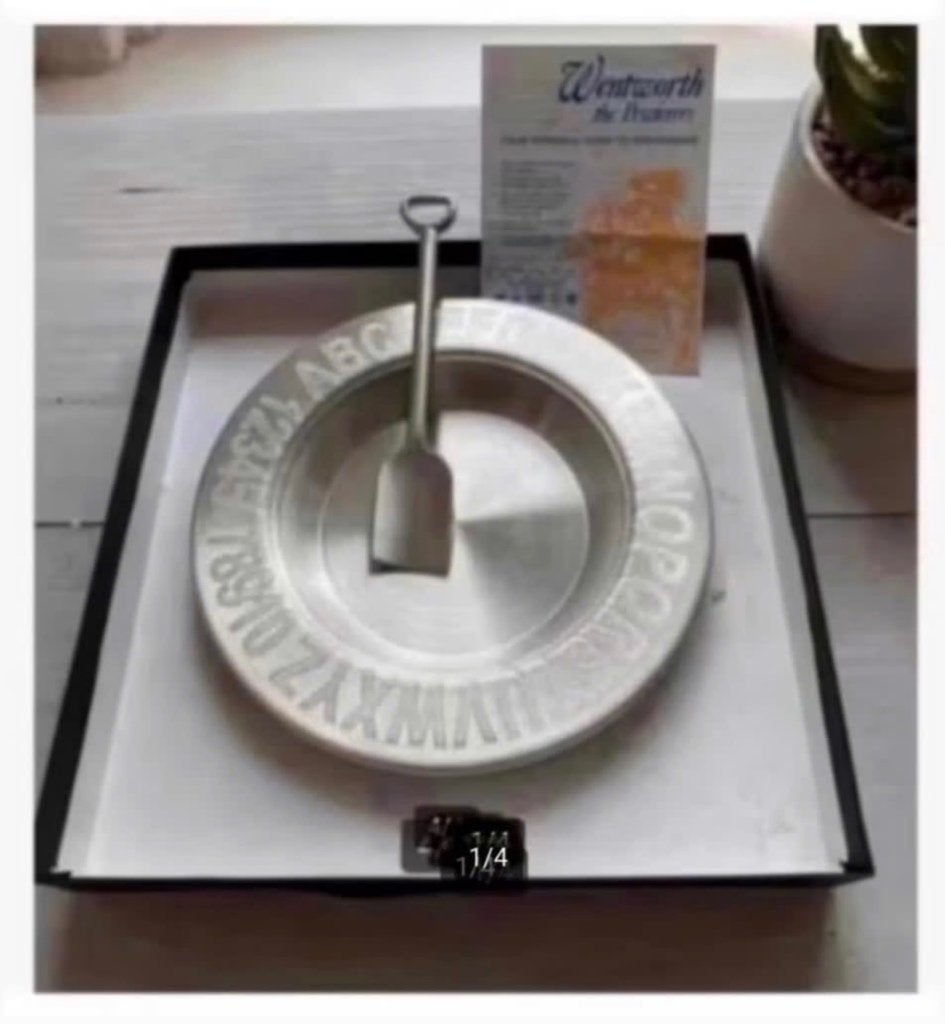 Kinderbord Wentworth the pewters bord A-Z /0-10 lepel 15 cm, Ophalen of Verzenden