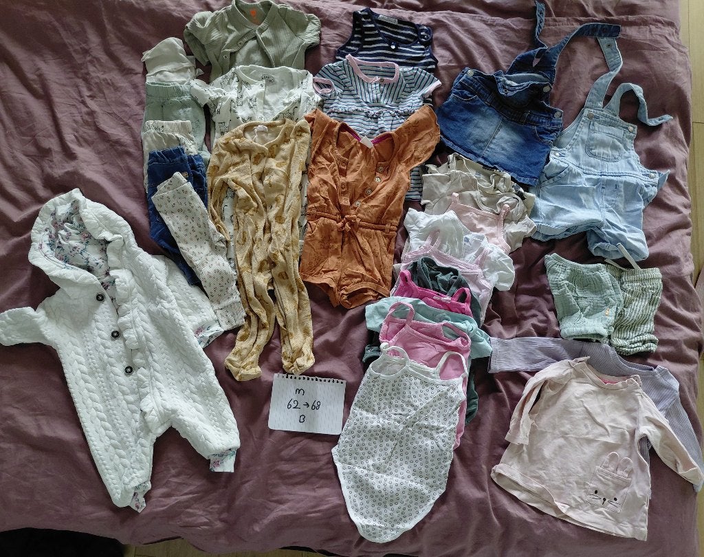 Babykleding maat 62 - 68 (set B), Ophalen, Gebruikt, Overige maten