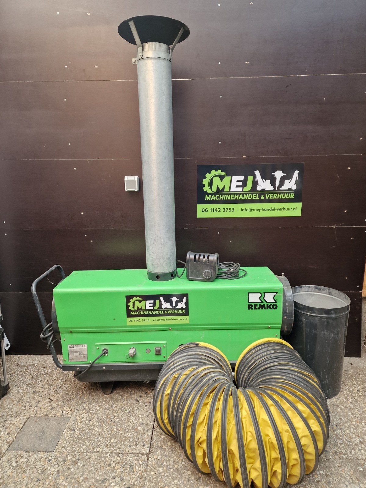 TE HUUR remko atk25 diesel/stookolie heater, Doe-het-zelf en Verbouw, Verwarming en Radiatoren, Ophalen, 30 tot 80 cm, Gebruikt