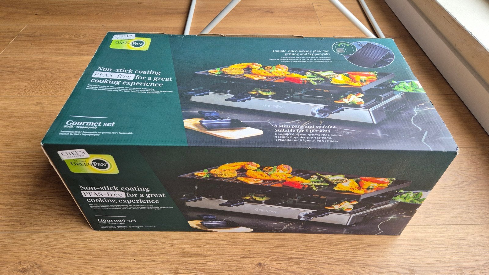 Gourmet set GreenPan - Nieuw in doos - Nooit gebruikt, Witgoed en Apparatuur, Gourmetstellen, Ophalen of Verzenden, Nieuw, 4 t/m 7 personen