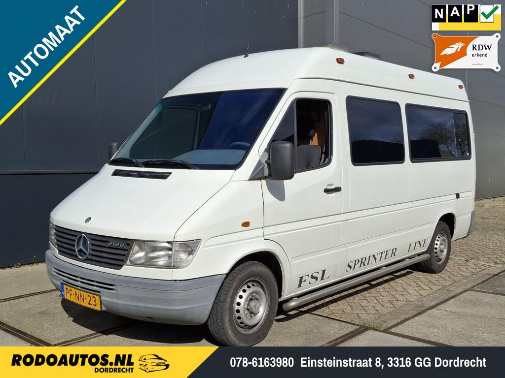 Mercedes-Benz Sprinter 212 D hoog GVW Buscamper Automaat ✅, Caravans en Kamperen, Automaat, Mercedes-Benz, " ", ABS