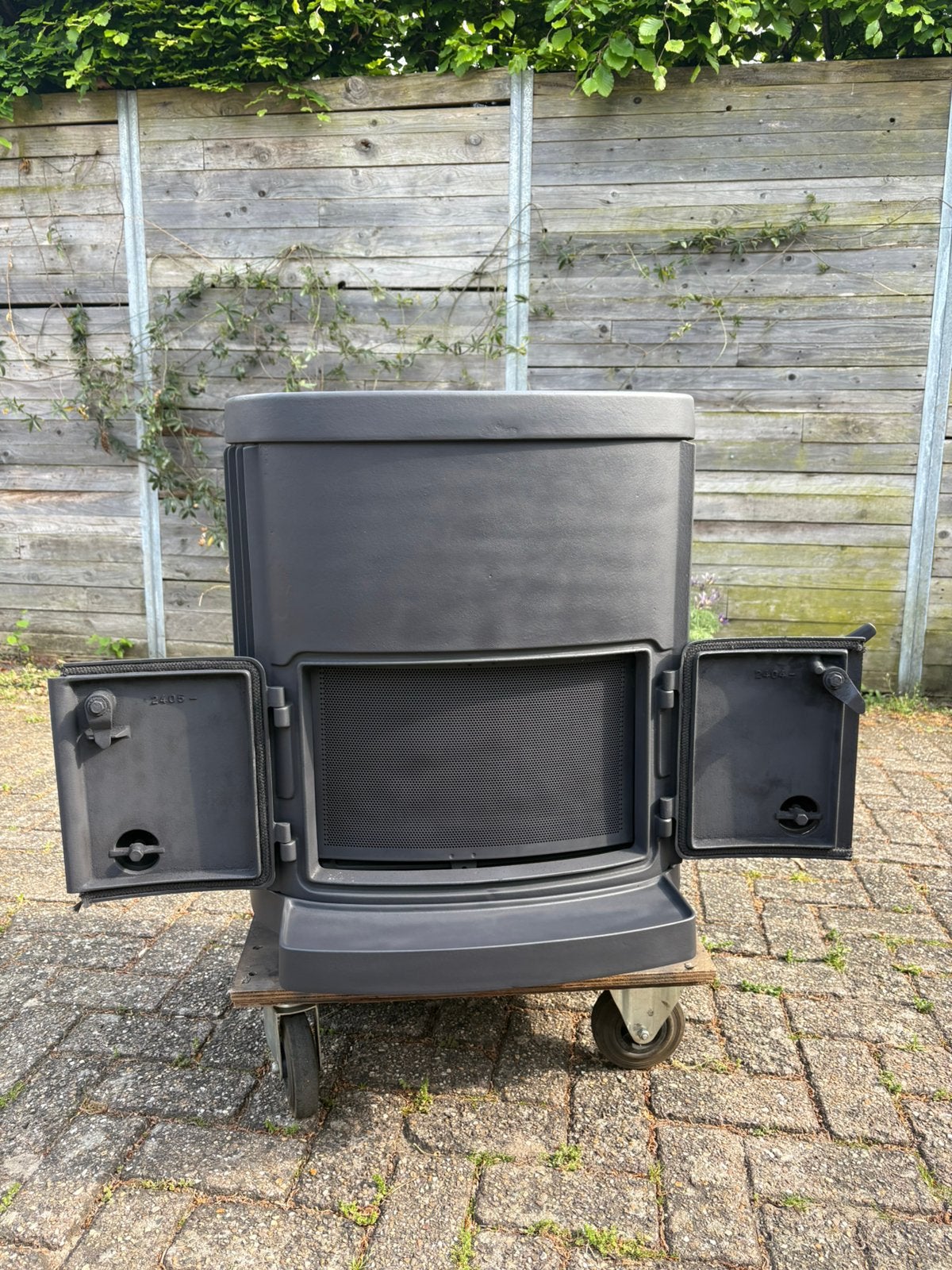 Morso 1124 houtkachel met een vermogen van 9 kw., Ophalen, Gebruikt, Houtkachel, Vrijstaand