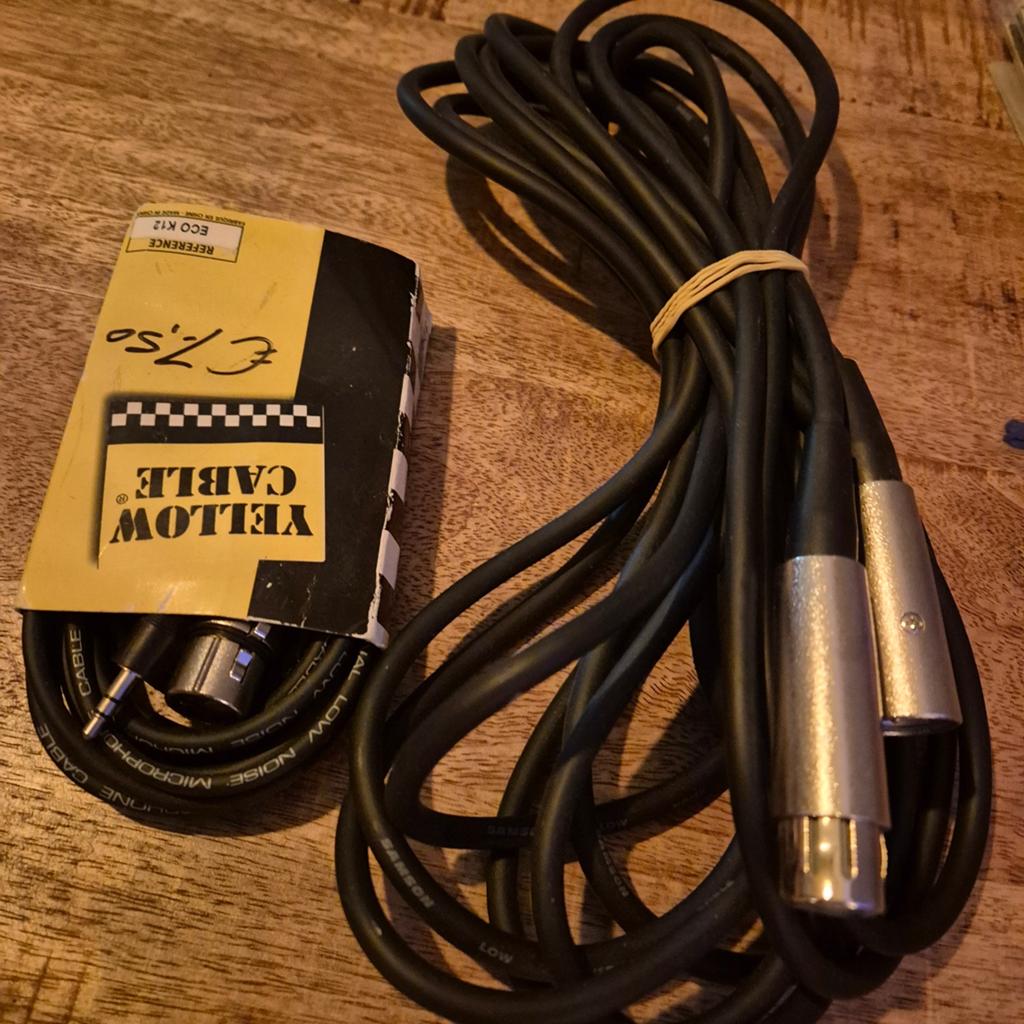 Microfoonkabel XLR en Microfoonkabel Mini-jack, Ophalen of Verzenden, Gebruikt, Microfoon