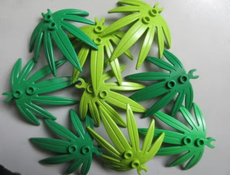 nr. 9965, Bladeren, plant, leaf, Ophalen of Verzenden, Zo goed als nieuw, Complete set, Lego