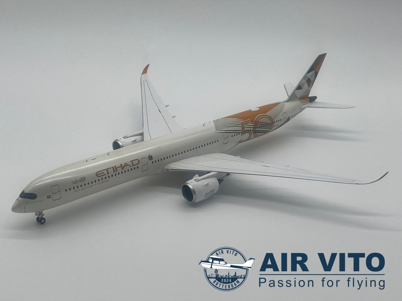 JC Wings Etihad Airways Airbus A350-1000 A6-XWB XX20339, Schaalmodel, 2992JB, Ophalen of Verzenden, Operations@airvito.com