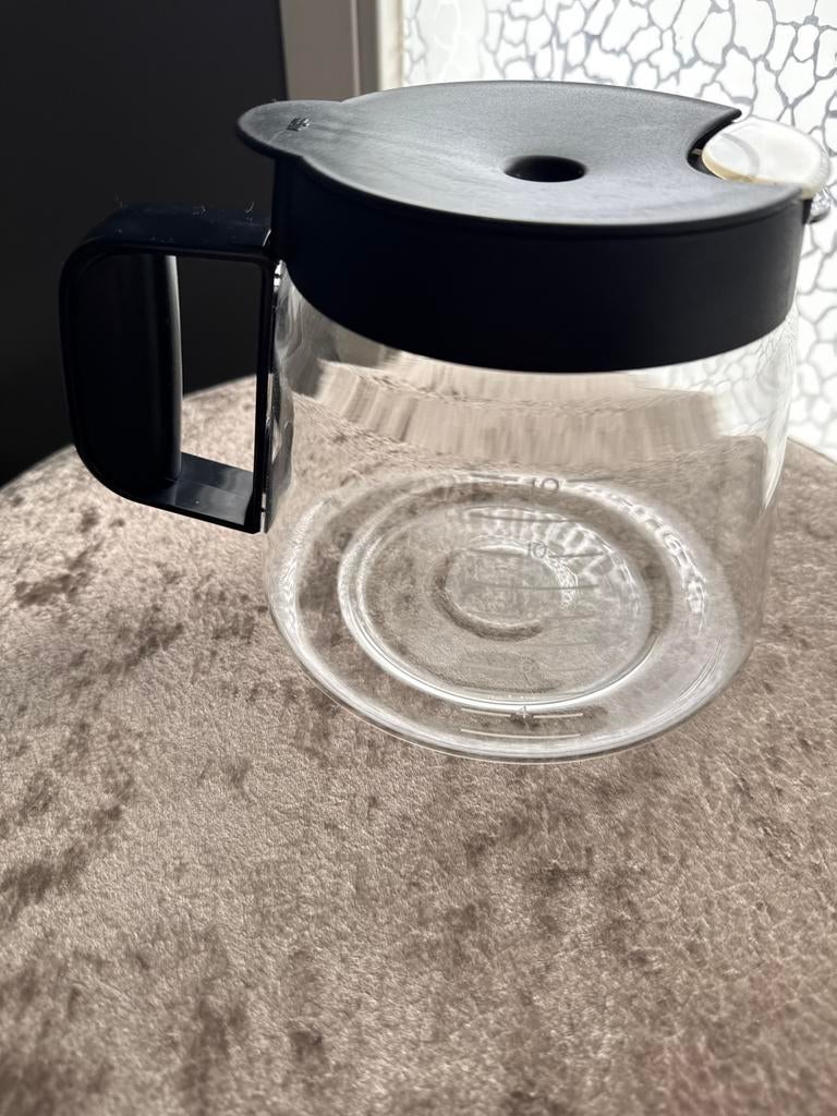 Braun Koffiepot - Glazen Kan met Deksel, Witgoed en Apparatuur, Koffiezetapparaten, Gebruikt, Overige modellen, 10 kopjes of meer