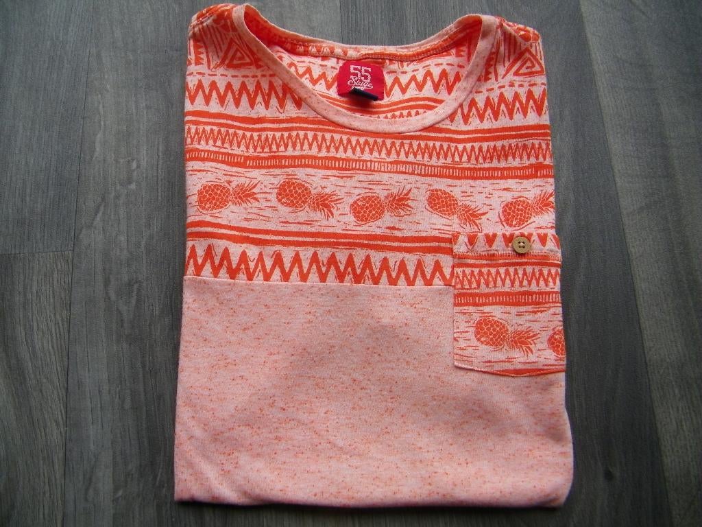 Shirt van 55 Stage maat xs, Kleding | Heren, Stage, Oranje, Ophalen of Verzenden, Gedragen