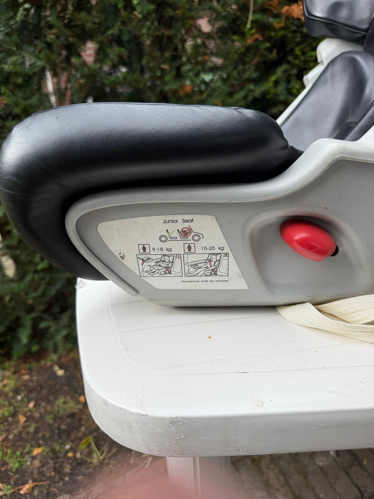 BMW Junior Seat autostoel 15-25 kg, Zijbescherming, Ophalen, Overige merken, 15 t/m 25 kg