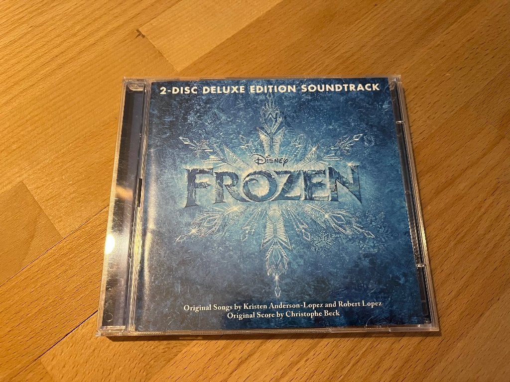 Disney CD Frozen Deluxe Edition dubbel cd, Engels origineel, Ophalen of Verzenden, Overige figuren, Zo goed als nieuw, Overige typen