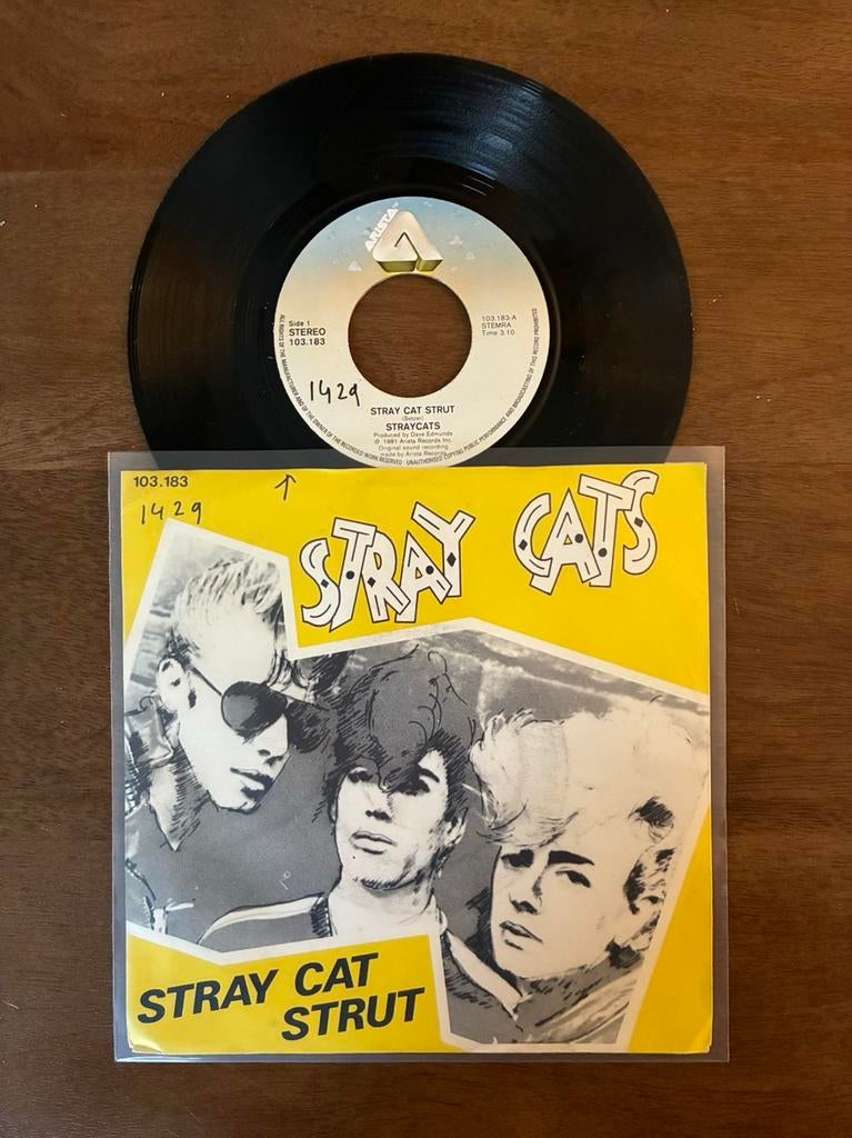 Stray Cats - Stray cat strut, Cd's en Dvd's, Vinyl Singles, Ophalen of Verzenden, 7 inch, Single
