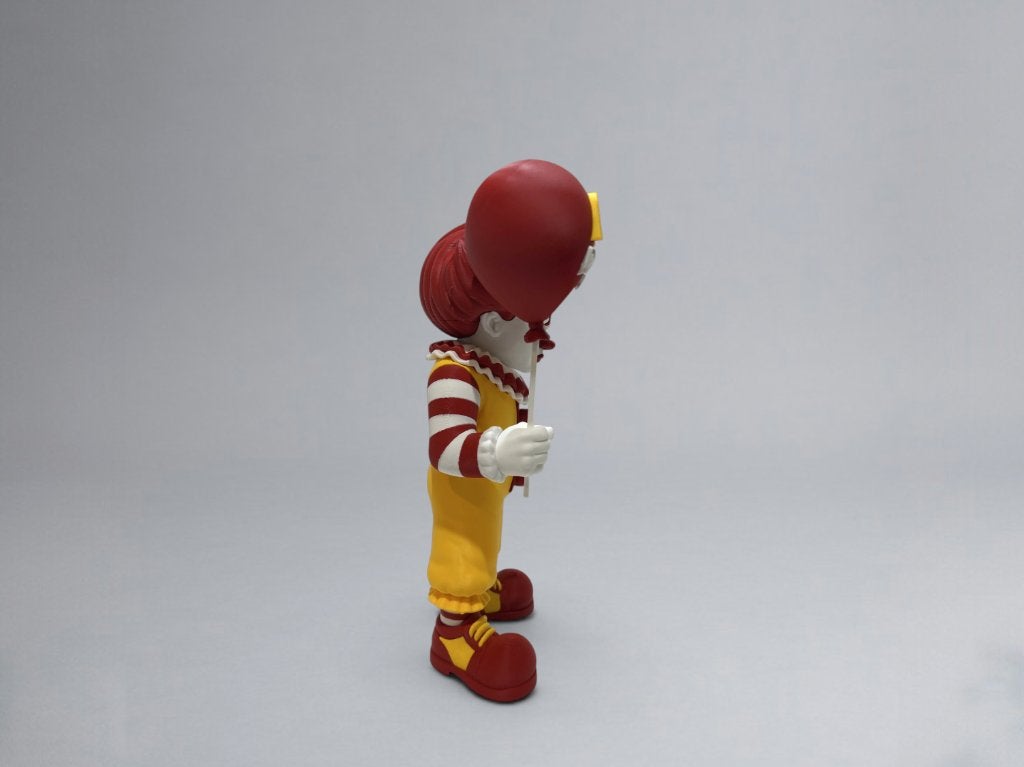 Penny McWise – 28 cm (Mash‑up Pennywise x Ronald McDonald), -, -, Nieuw, Ophalen of Verzenden