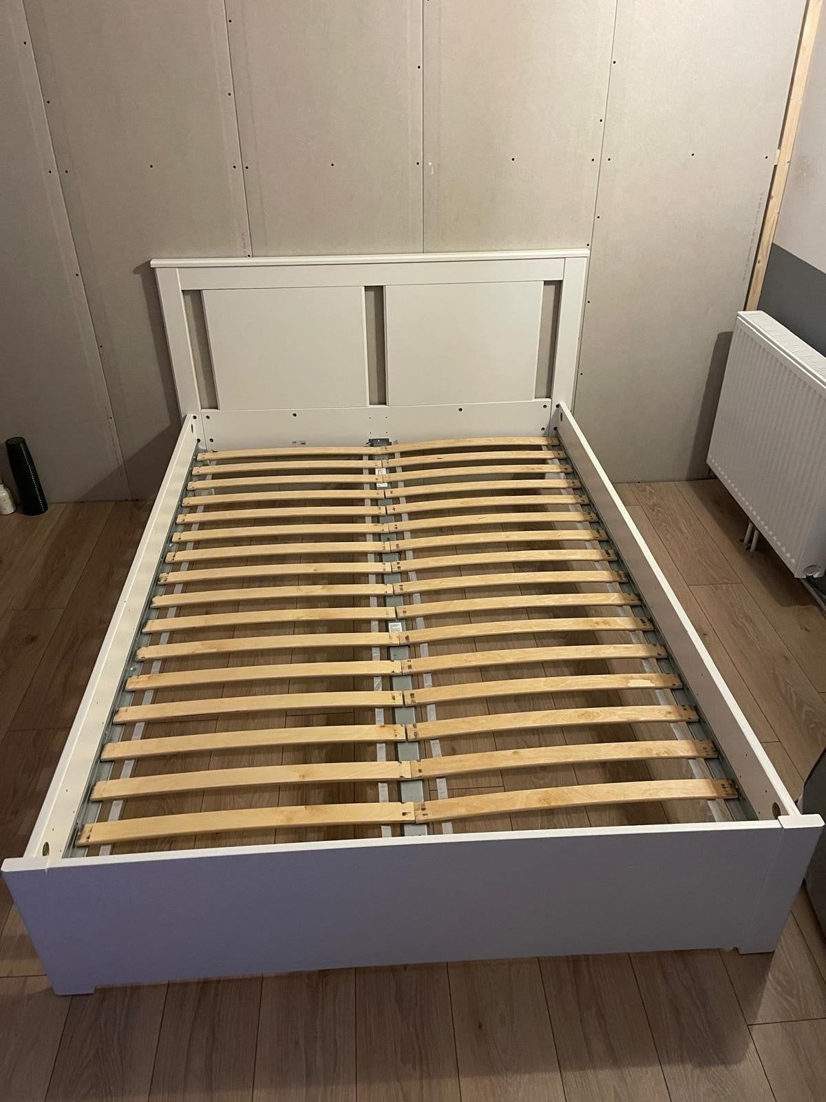 IKEA bed 200x140 cm, Gebruikt, Wit, Tweepersoons, 200 cm