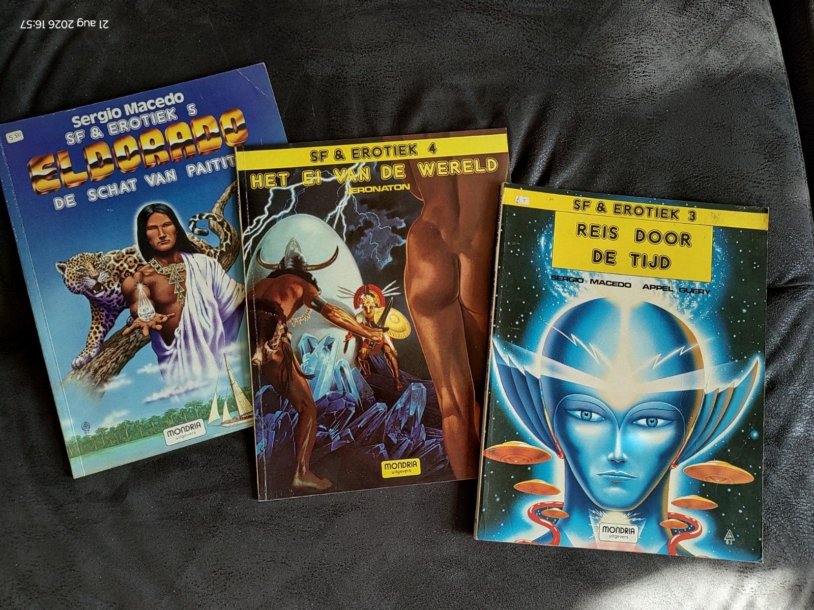 SF & Erotiek Boekenreeks - 3 delen, Ophalen of Verzenden, Zo goed als nieuw