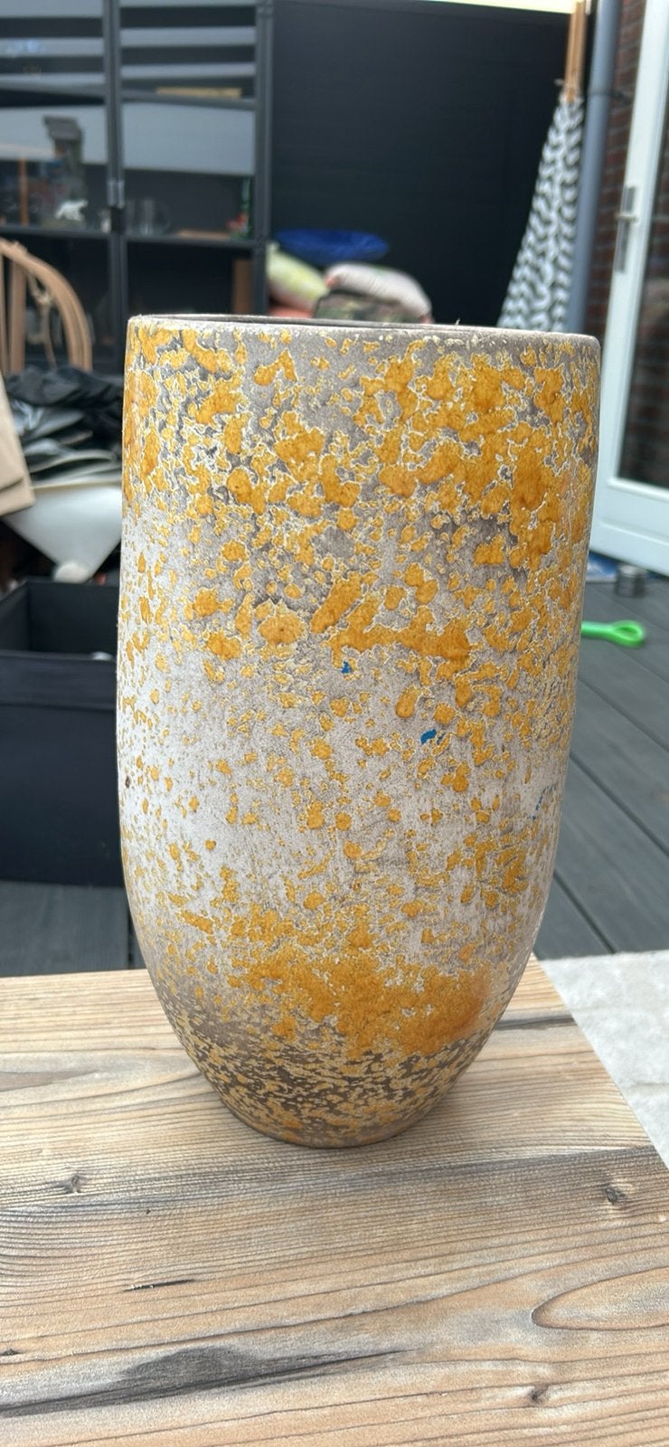 Bloempot, Ophalen, Rond, Zo goed als nieuw, Aardewerk