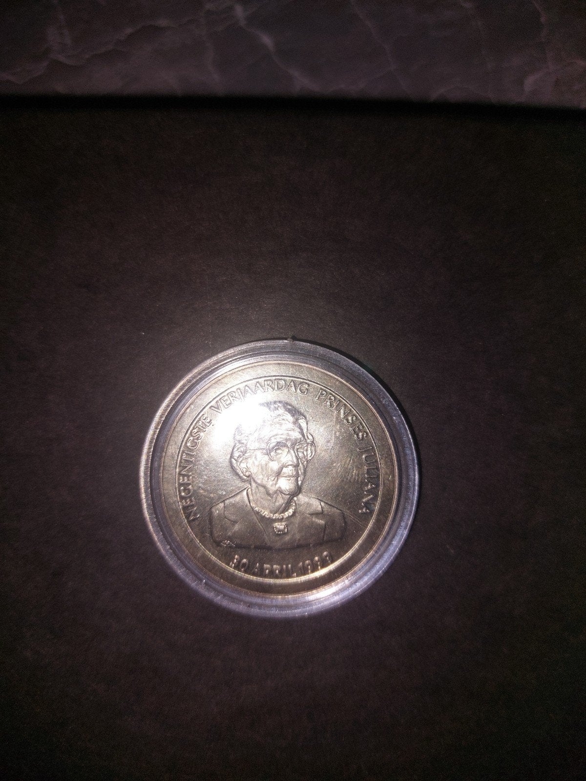 Zilveren 5 gulden munt Koningin Juliana 1999, Koningin Juliana, 5 gulden, Zilver, Ophalen of Verzenden