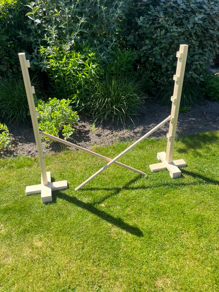 Super sterke Hobbyhorse hindernis van 90cm met 2 balken!, Ophalen of Verzenden, Zo goed als nieuw