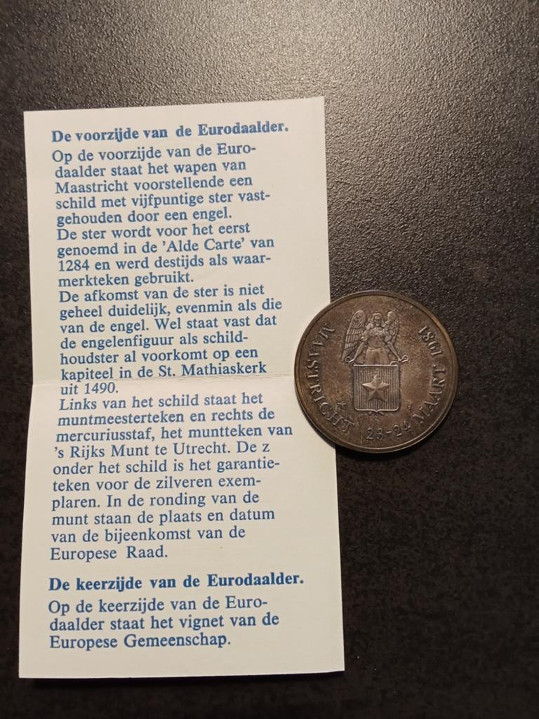 Euro Daalder, Ophalen of Verzenden, Koningin Beatrix, Euro's