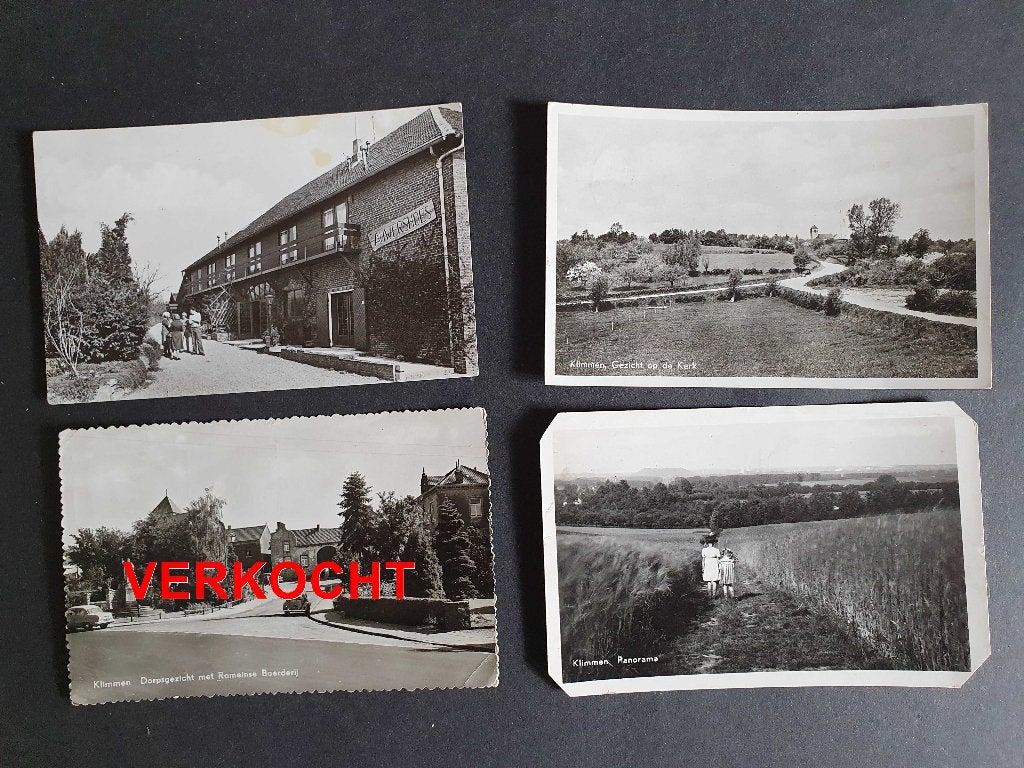 Ansicht collectie KLIMMEN (9x) Kasteel, Ophalen of Verzenden, Voor 1920, Limburg
