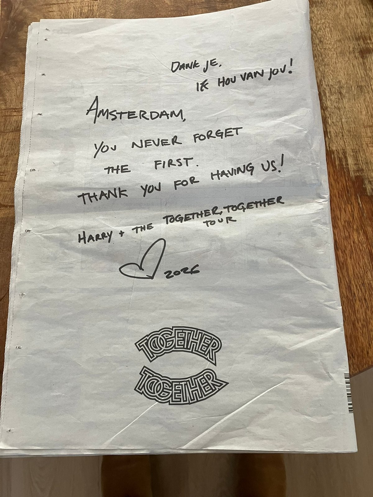 Harry Styles in Parool, Boeken, Ophalen of Verzenden, Zo goed als nieuw