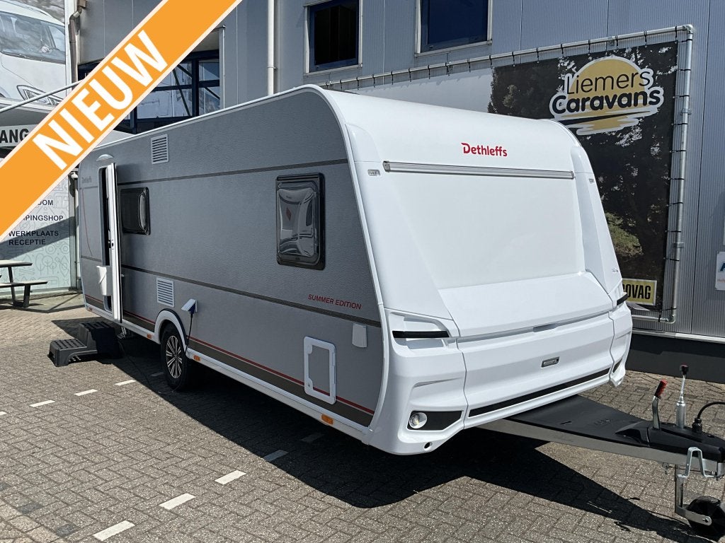 Dethleffs Summer Edition 560 FMK PRIMEUR-STAPELBED, Rondzit, Bedrijf, Dethleffs, Schokbreker