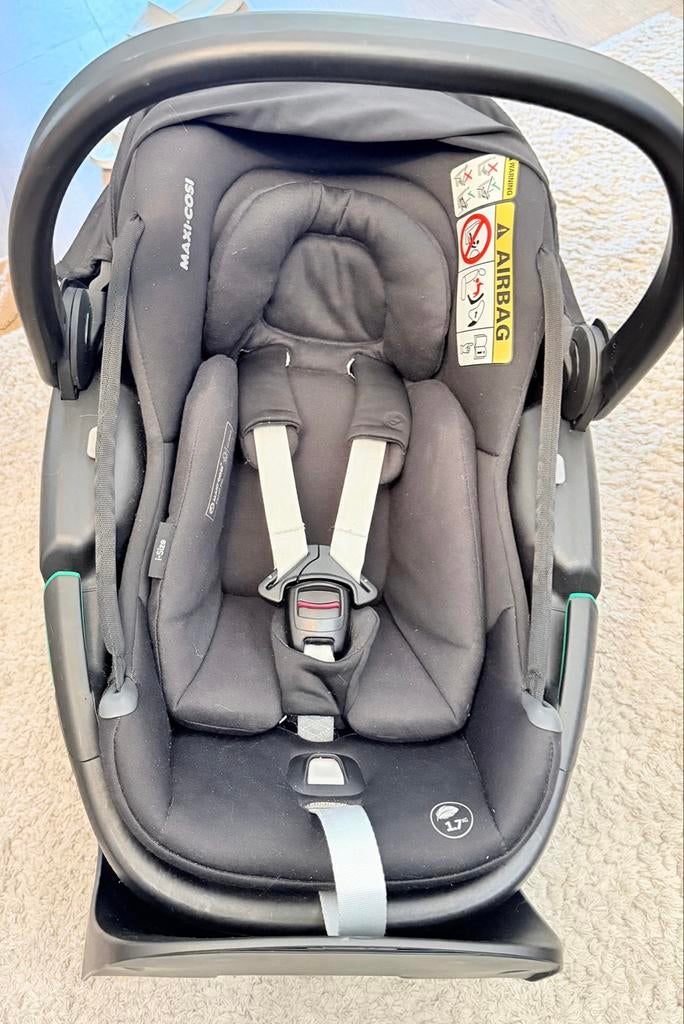 Maxi Cosi Coral 360 autostoel met FamilyFix 360 base, Ophalen, Zijbescherming, Zo goed als nieuw, Isofix