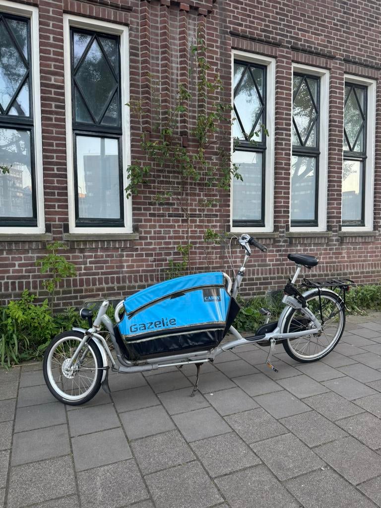 Gazelle Cabby - Bakfiets, Ophalen, Gebruikt, Opvouwbaar, 2 kinderen