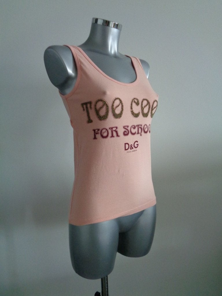 Dolce & Gabbana singlet, top, medium, origineel, Maat 38/40 (M), Dolce & Gabbana, Ophalen of Verzenden, Zo goed als nieuw