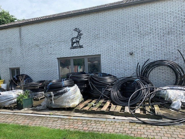tyleenslang, Ophalen, Tuinslang