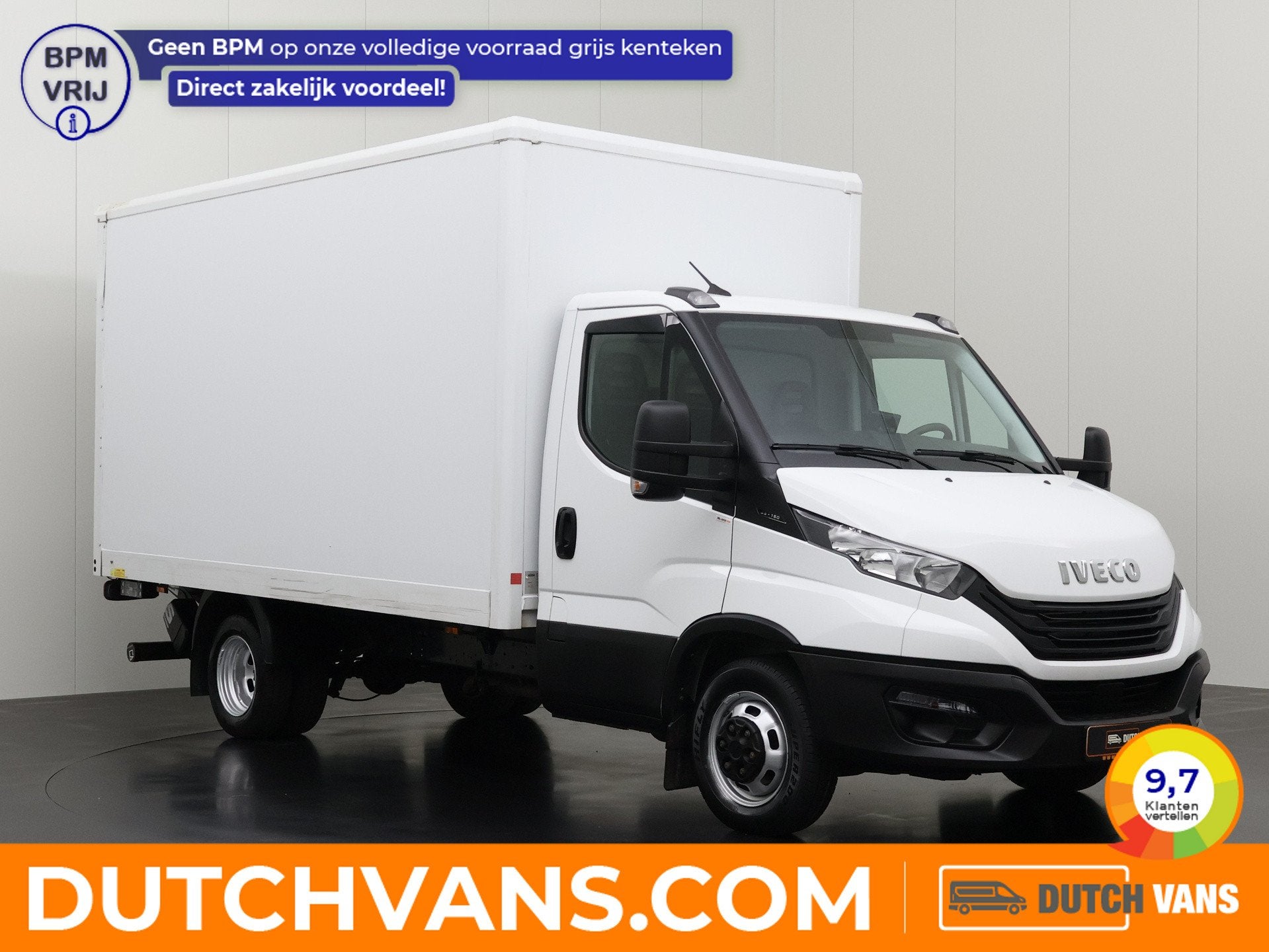 Iveco Daily 35C16 Bakwagen+Laadklep | Airco | 3-Zits | Camer, Auto's, Gebruikt, Euro 6, 156 pk, Iveco