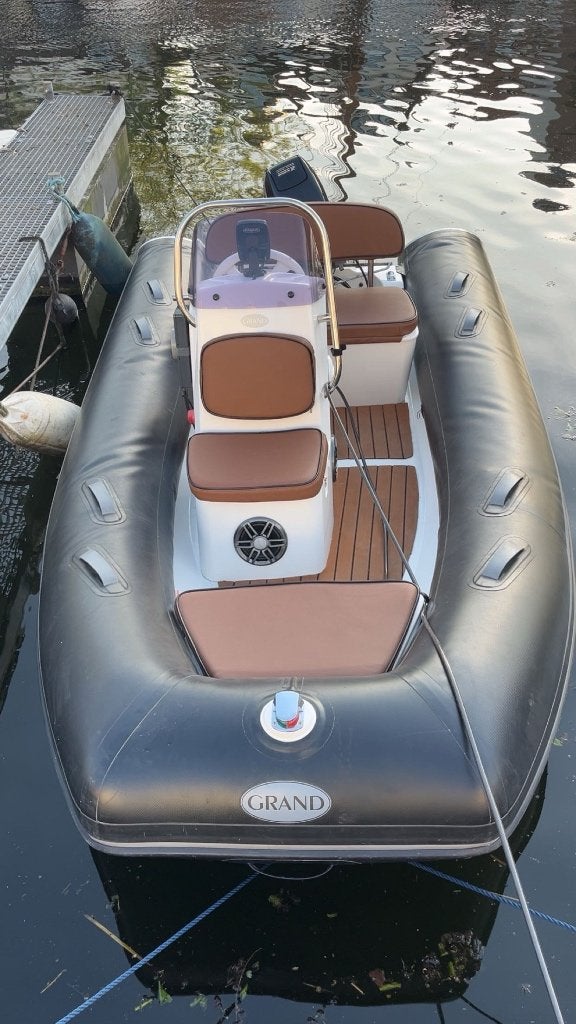 Grand Rib met Yahama v max 10pk en trailer, Watersport en Boten, Vis- en Consoleboten, Overige merken, Gebruikt, Tot 10 pk, 10 pk