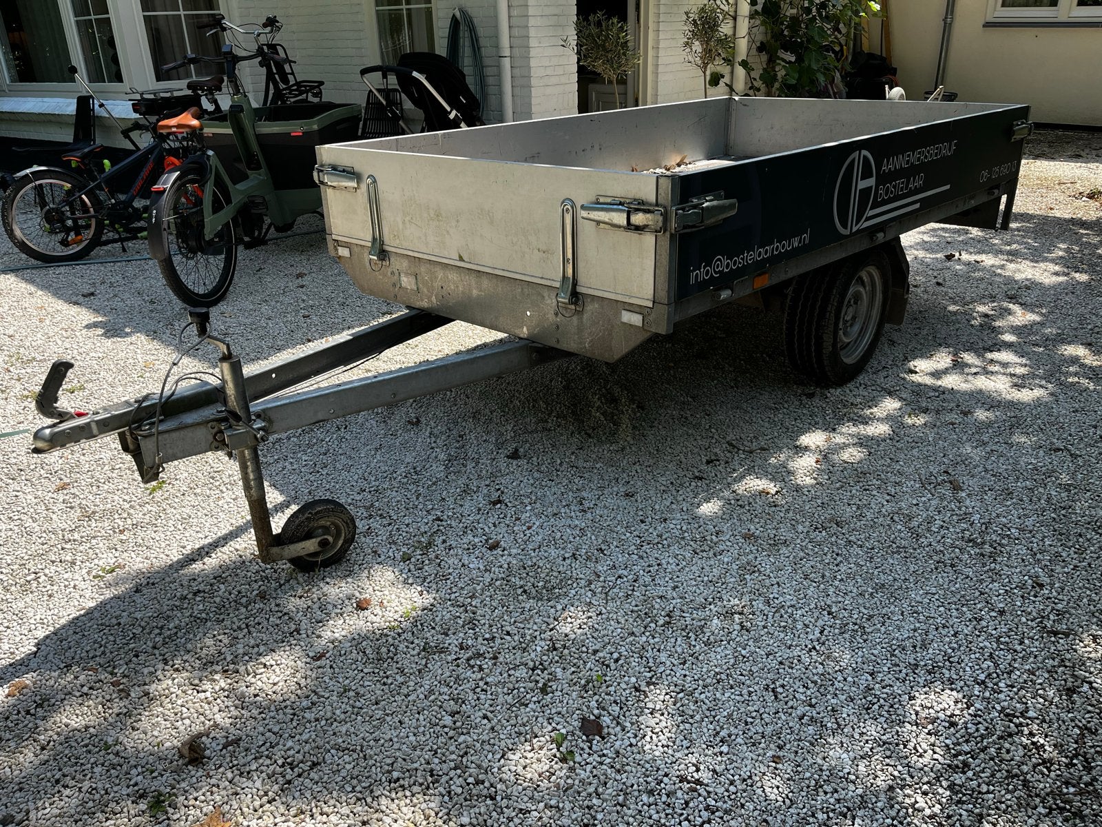 Eduard aanhangwagen 250x145 cm - 750 kg, Auto diversen, Aanhangers en Bagagewagens, Ophalen, Gebruikt, Eduard, Eduard