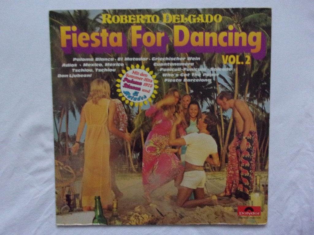 Roberto Delgado - Fieta for dancing vol 2 LP, Ophalen of Verzenden, Gebruikt, 12 inch, LP