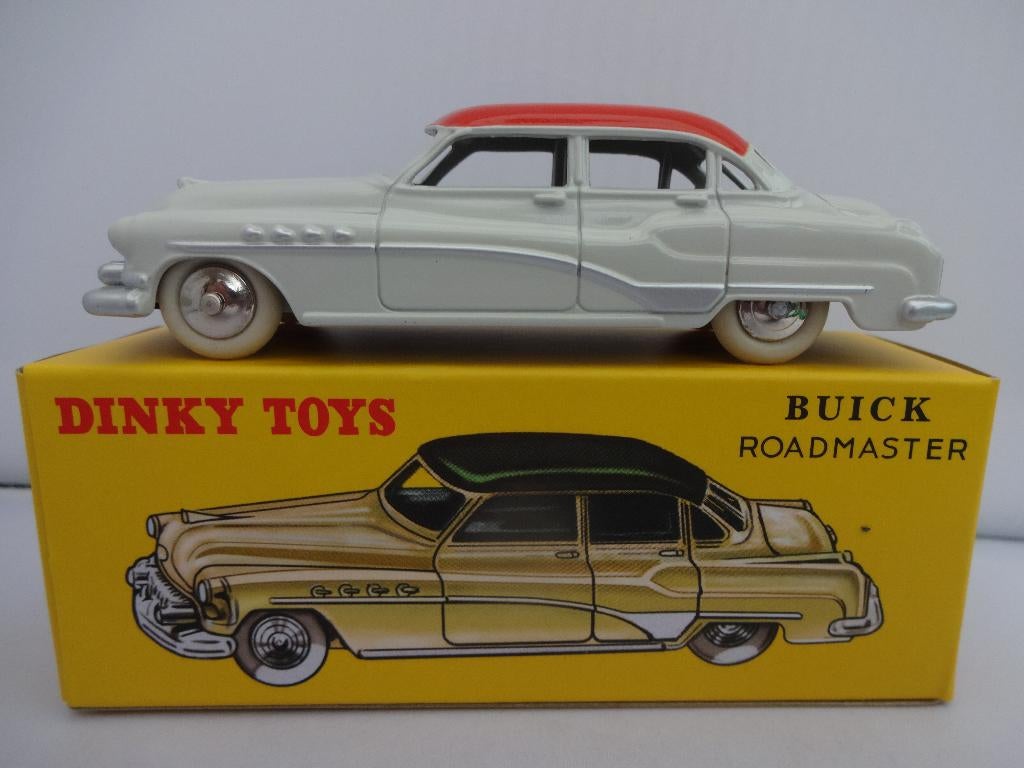 Buick Roadmaster Wit/Rood nr: 24V van Dinky Toys schaal 1:43, Ophalen of Verzenden, Nieuw, Auto, Dinky Toys
