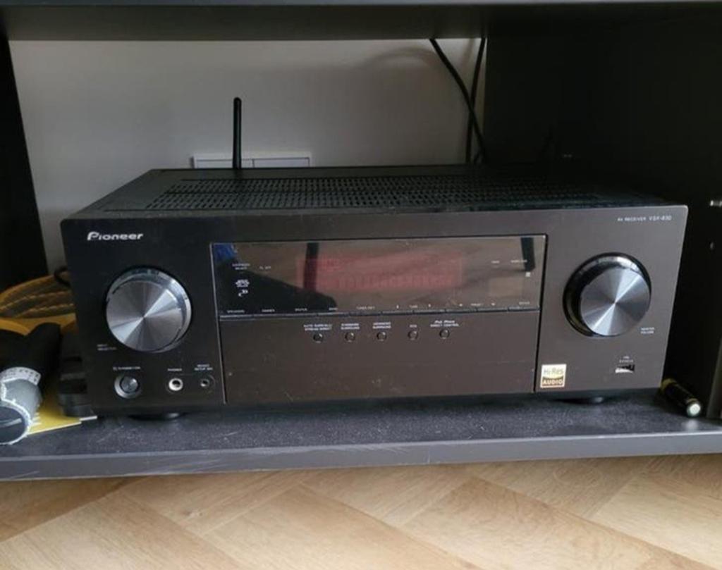 Versterker/ AV receiver Pioneer VSX-830, Audio, Tv en Foto, Versterkers en Receivers, Ophalen, Zo goed als nieuw, 120 watt of meer