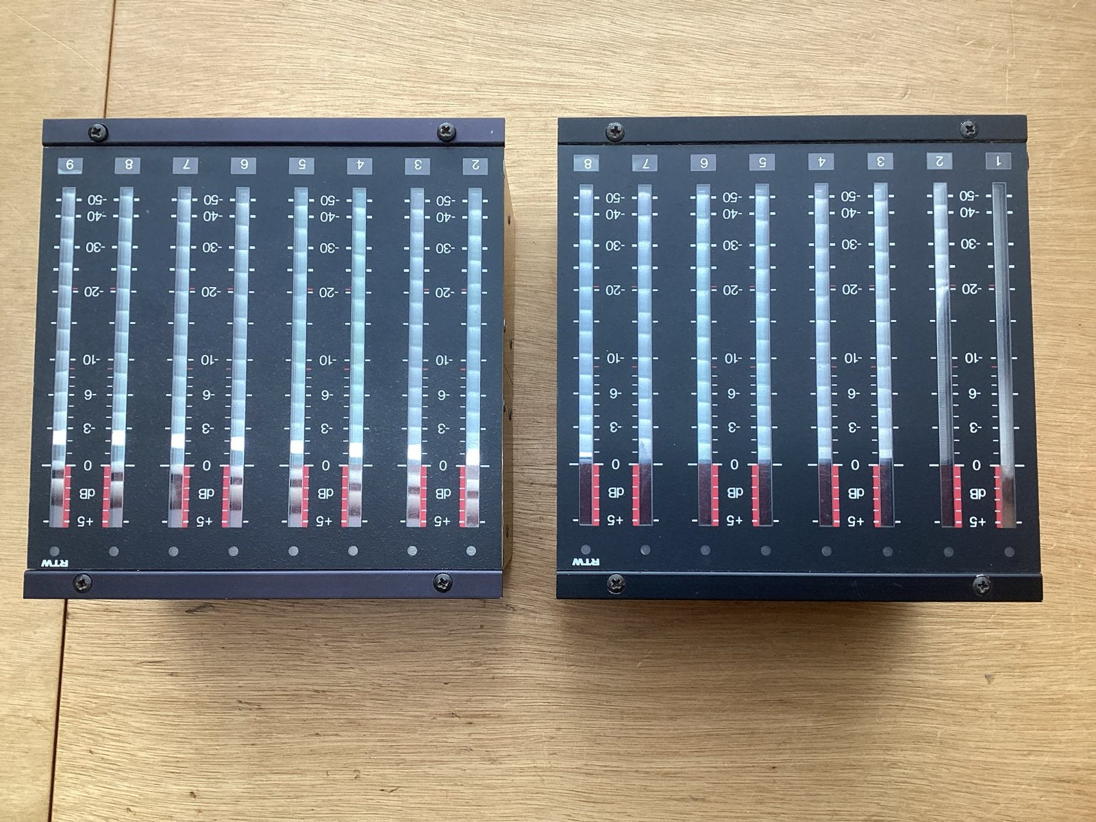 RTW Peakmeter 1188 - 3 stuks met handleiding, Ophalen of Verzenden, Gebruikt