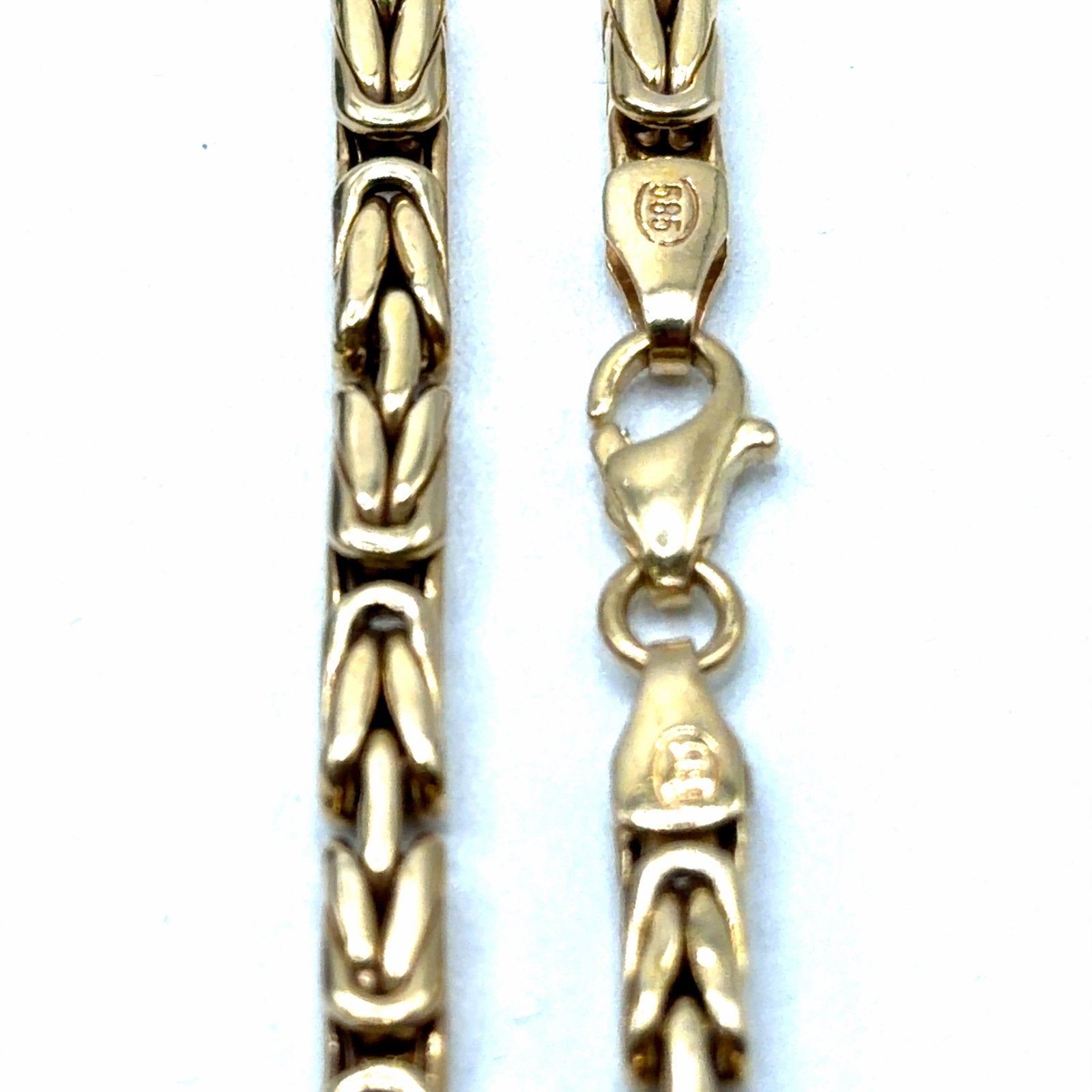 Gouden Koningsketting 14Karaat, W, Nieuw, Ophalen of Verzenden, W