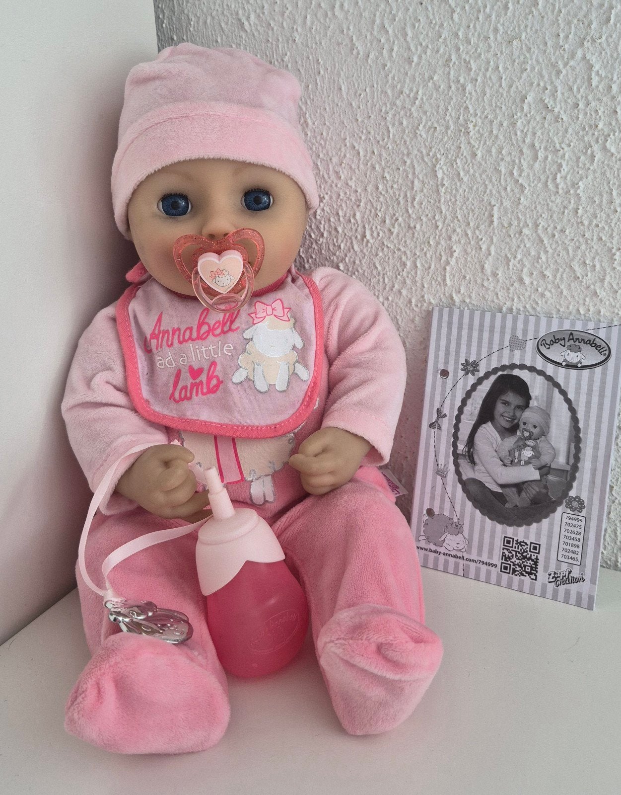 Baby Born Baby Annabell Pop 43 cm Babyborn, Kinderen en Baby's, Ophalen of Verzenden, Zo goed als nieuw, Babypop