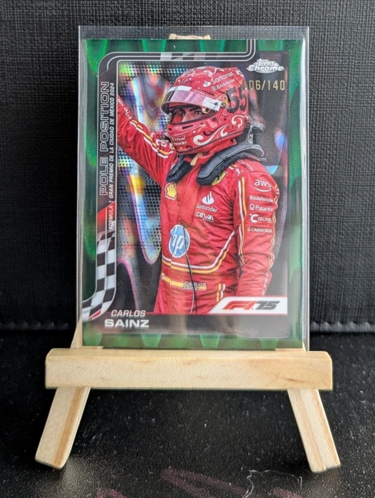 Topps carlos sainz /140, Verzamelen, Ophalen of Verzenden, Zo goed als nieuw, Auto's