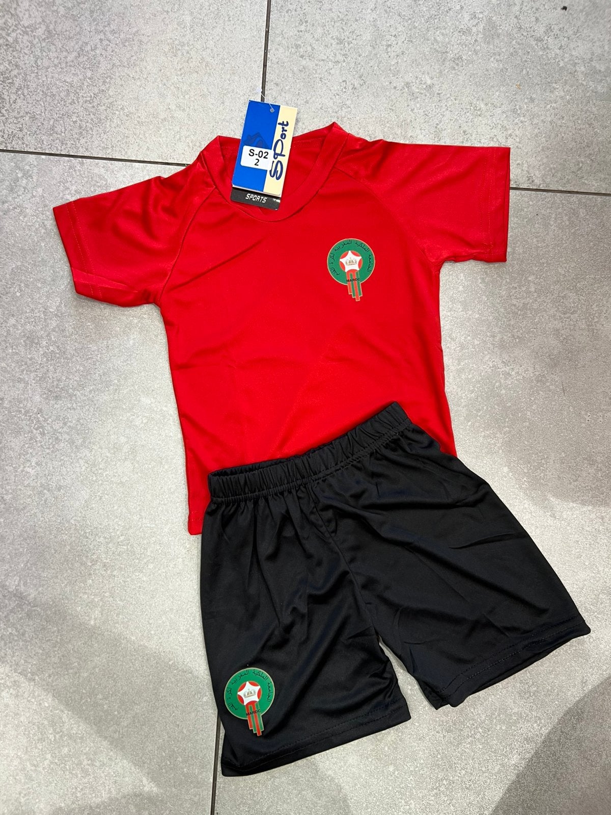 Marokko voetbal tenue, Maat XS of kleiner, Ophalen of Verzenden, Nieuw, Set